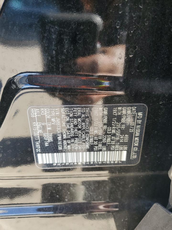 2023 NISSAN ROGUE SL VIN:JN8BT3CA1PW416138