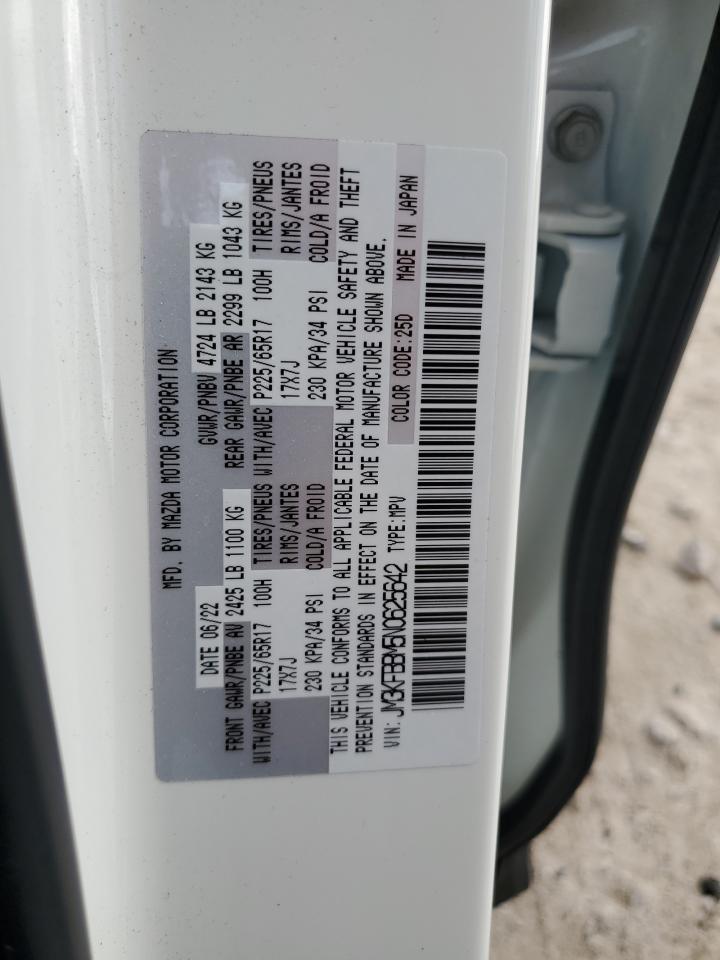2022 MAZDA CX-5 SELECT VIN:JM3KFBBM5N0625642