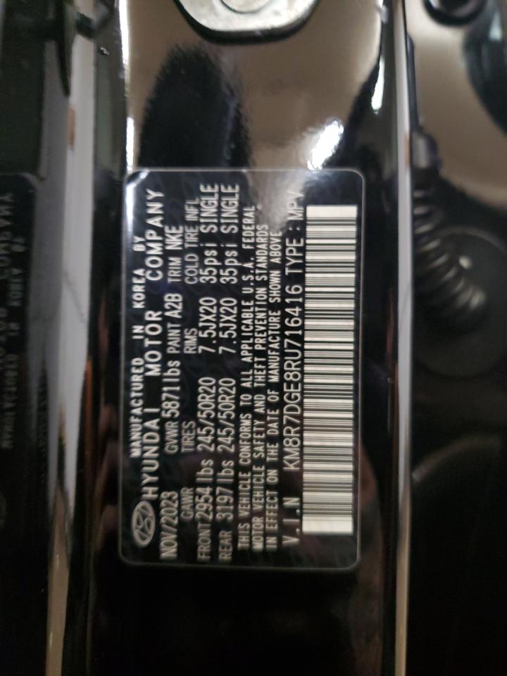 2024 HYUNDAI PALISADE CALLIGRAPHY VIN:KM8R7DGE8RU716416