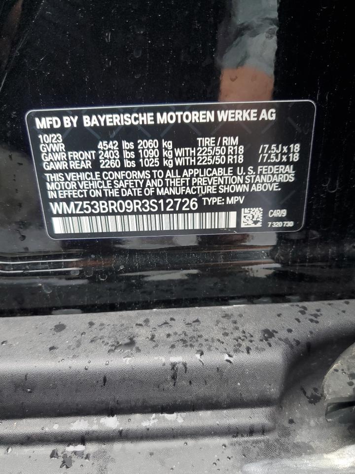 2024 MINI COOPER S COUNTRYMAN VIN:WMZ53BR09R3S12726