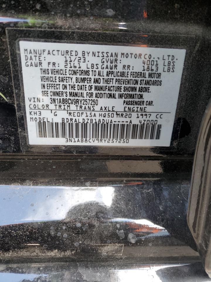 2024 NISSAN SENTRA SV VIN:3N1AB8CV9RY257250