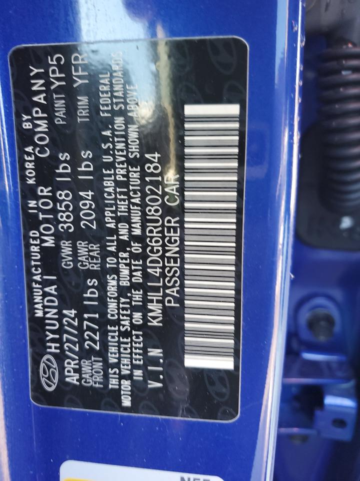 2024 HYUNDAI ELANTRA SE VIN:KMHLL4DG6RU802184