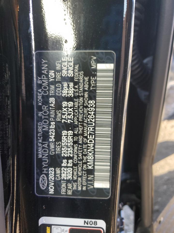 2024 HYUNDAI IONIQ 5 SEL VIN:KM8KN4DE7RU264938