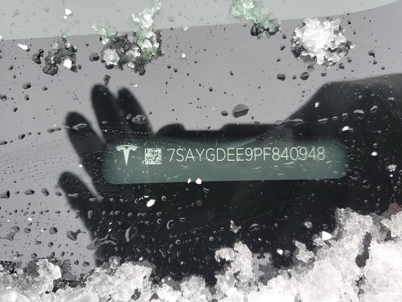 2023 TESLA MODEL Y VIN:7SAYGDEE9PF840948