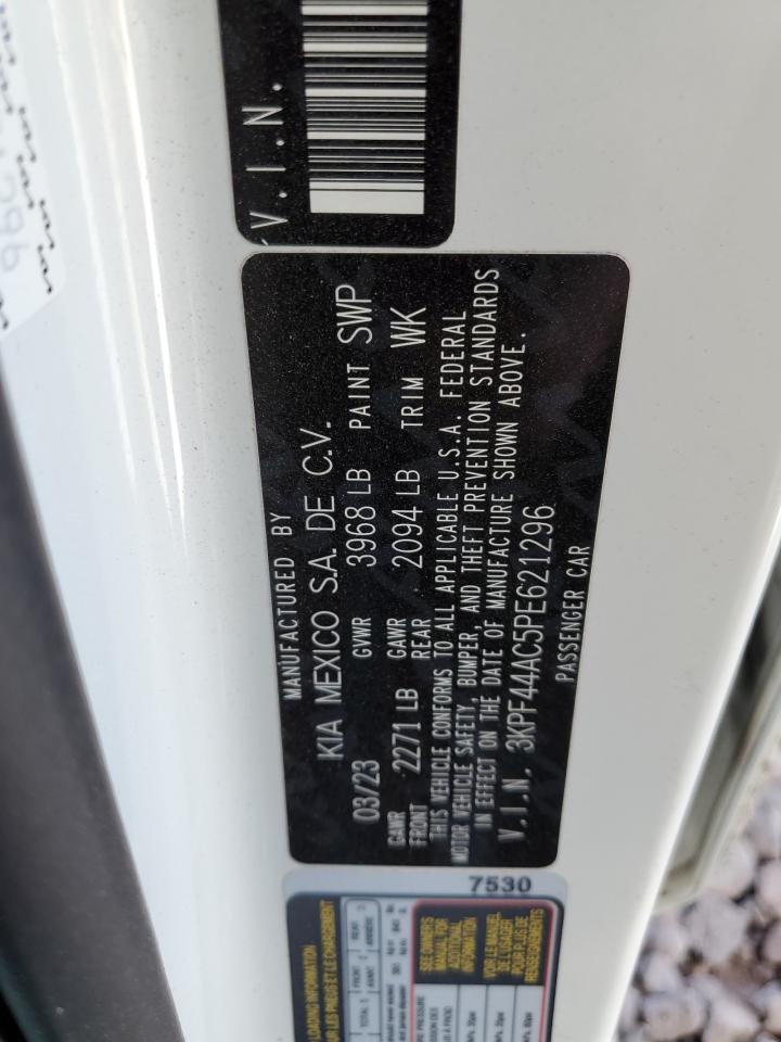 2023 KIA FORTE GT VIN:3FA6P0T90HR266944