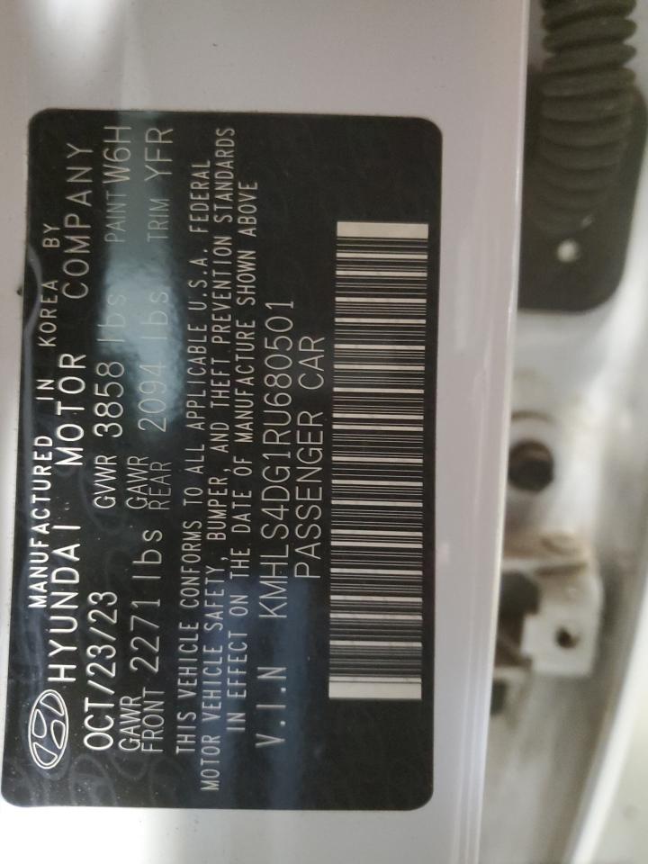 2024 HYUNDAI ELANTRA SEL VIN:KMHLS4DG1RU680501