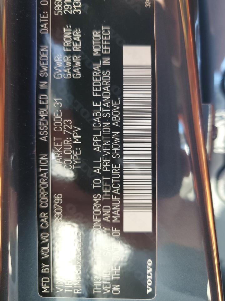 2024 VOLVO XC60 PLUS VIN:YV4H60DL7R1890796