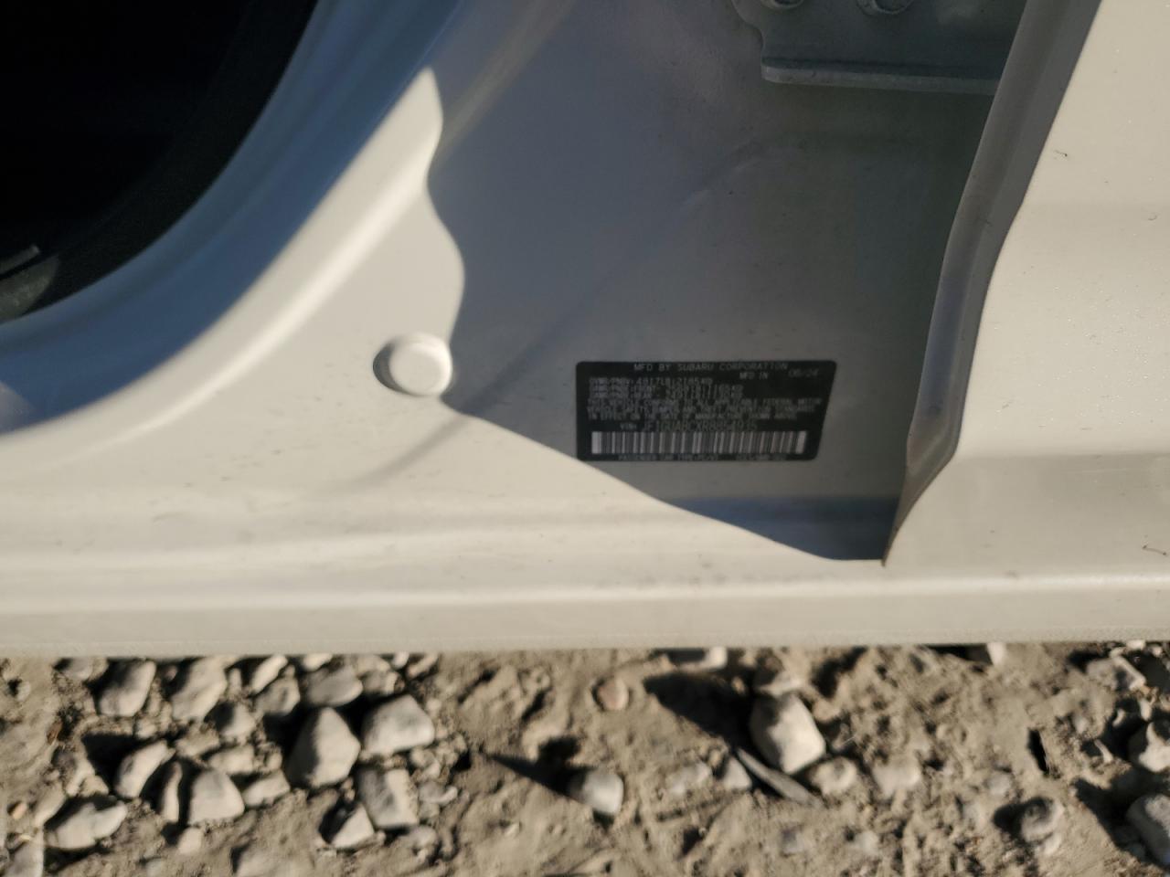 2024 SUBARU IMPREZA VIN:JF1GUABCXR8854935