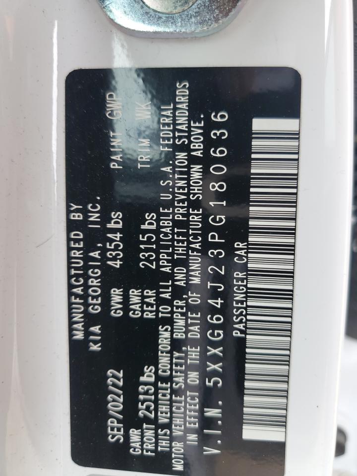 2023 KIA K5 GT LINE VIN:5XXG64J23PG180636