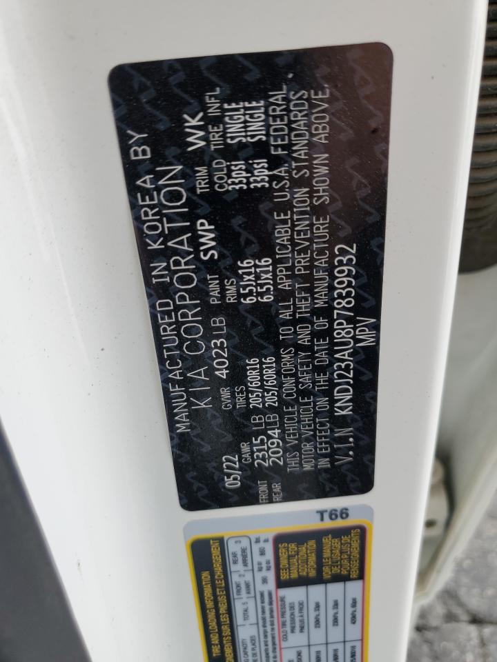 2023 KIA SOUL LX VIN:KNDJ23AU8P7839932