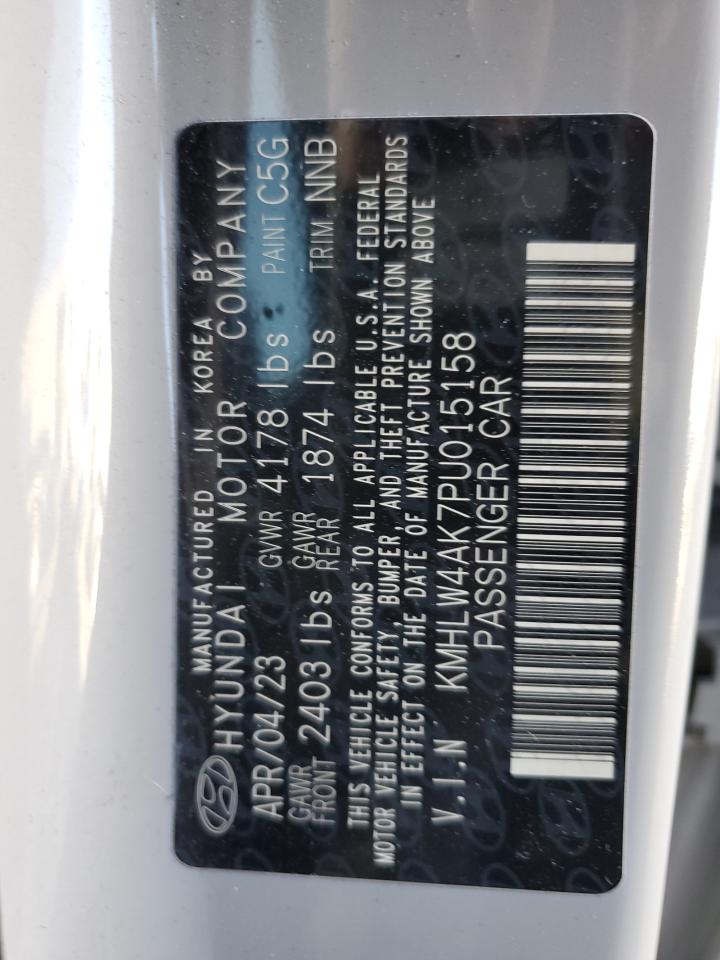 2023 HYUNDAI ELANTRA N VIN:KMHLW4AK7PU015158