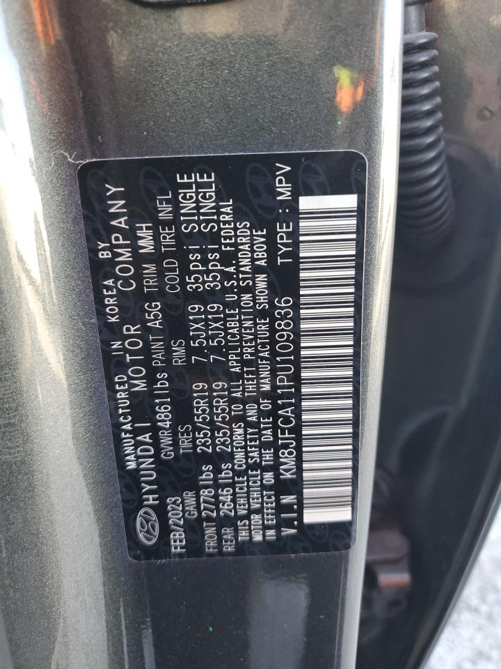 2023 HYUNDAI TUCSON SEL CONVENIENCE VIN:KM8JFCA11PU109836