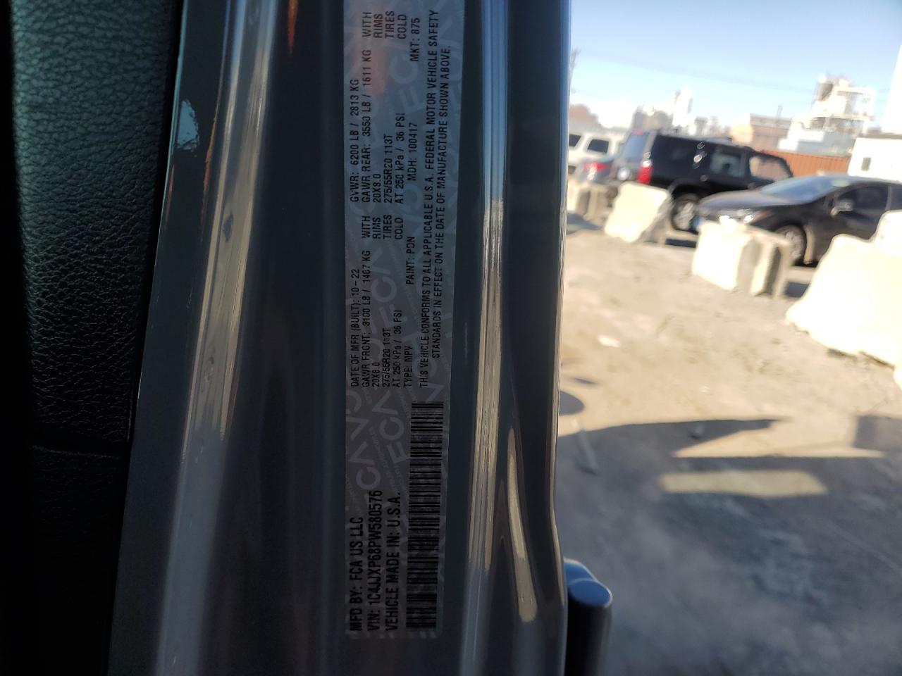 2023 JEEP WRANGLER SAHARA 4XE VIN:1C4JJXP68PW580576