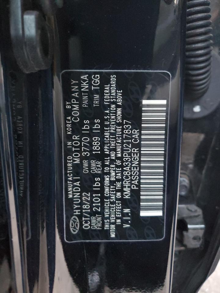 2023 HYUNDAI VENUE SEL VIN:KMHRC8A33PU217837
