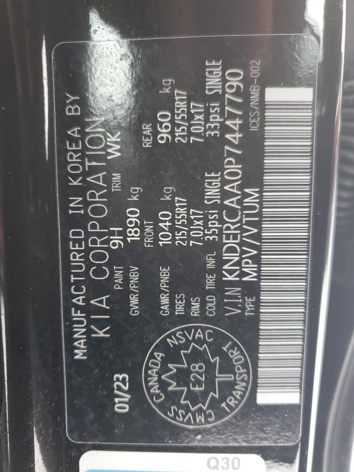 2023 KIA SELTOS EX VIN:KNDERCAA0P7447790