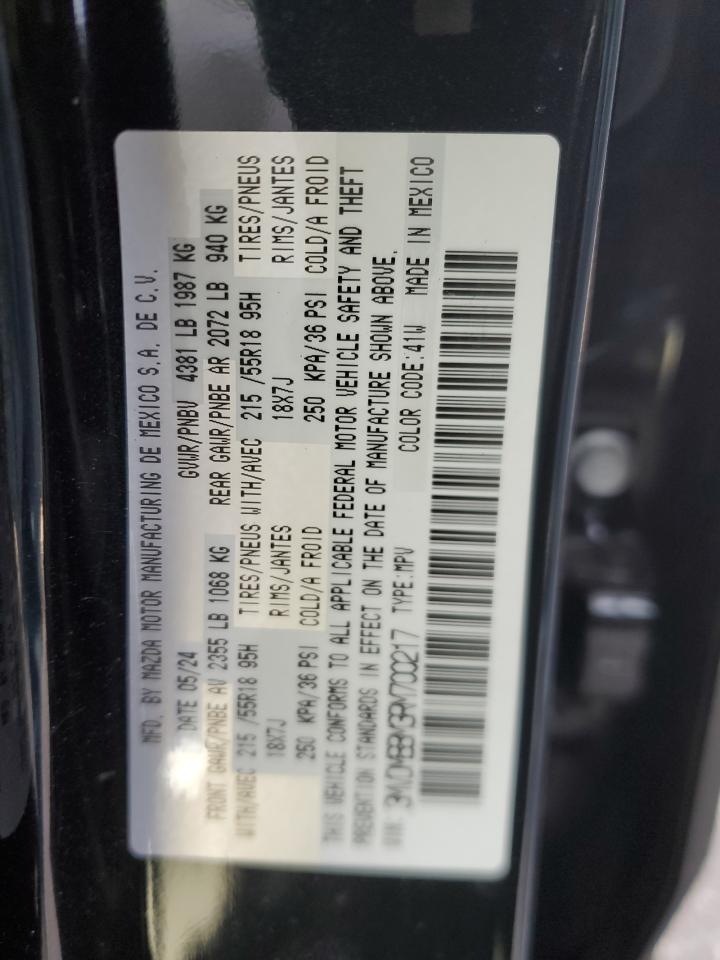 2024 MAZDA CX-30 SELECT VIN:3MVDMBBM3RM700217