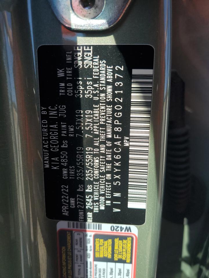 2023 KIA SPORTAGE X LINE VIN:5XYK6CAF8PG021372