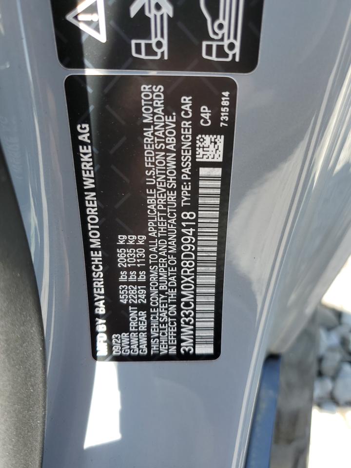 2024 BMW 230XI VIN:3MW33CM0XR8D99418