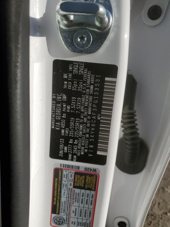 2023 KIA SPORTAGE X LINE VIN:5XYK6CAF3PG133531
