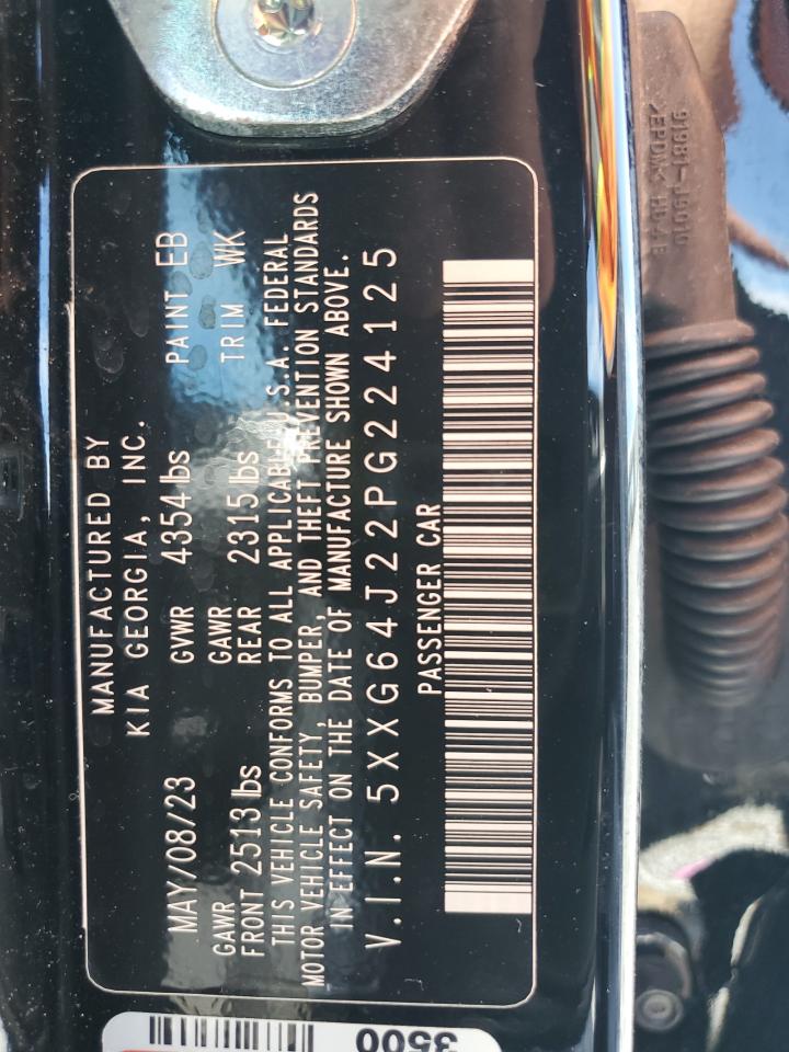 2023 KIA K5 GT LINE VIN:5XXG64J22PG224125