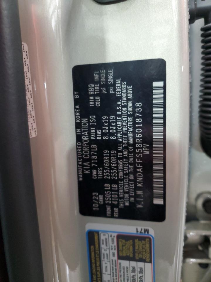 2024 KIA EV9 WIND VIN:KNDAFFS58R6018738