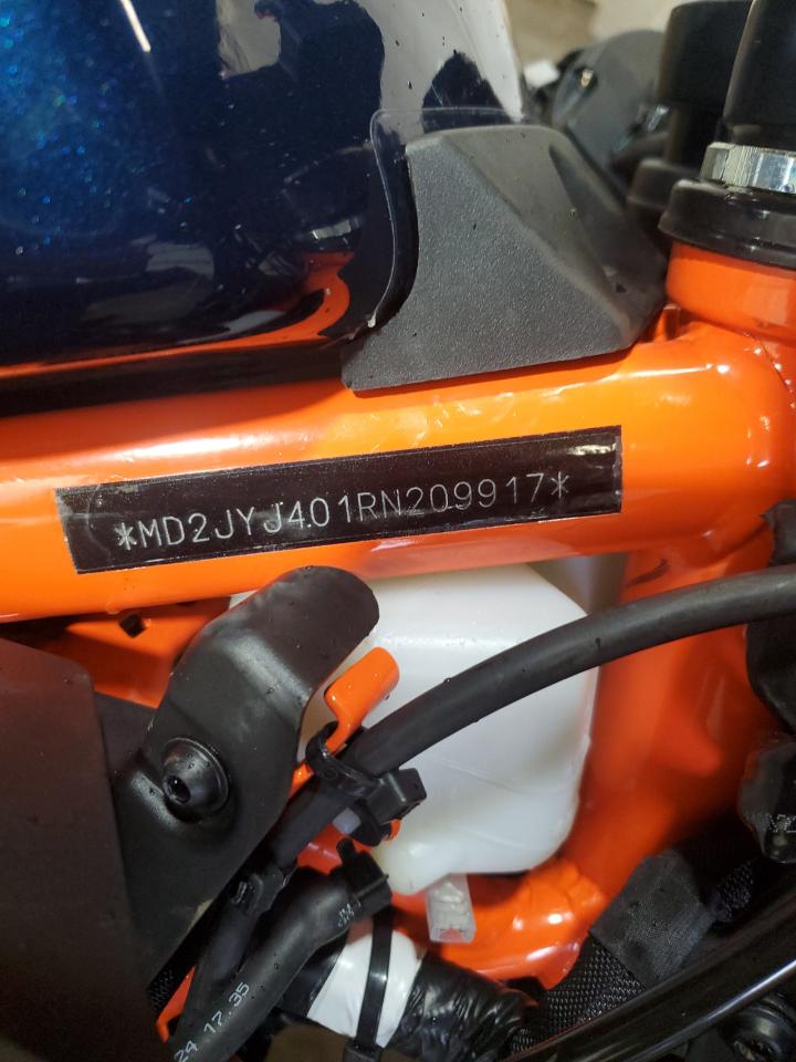 2024 KTM 390 RC VIN:MD2JYJ401RN209917