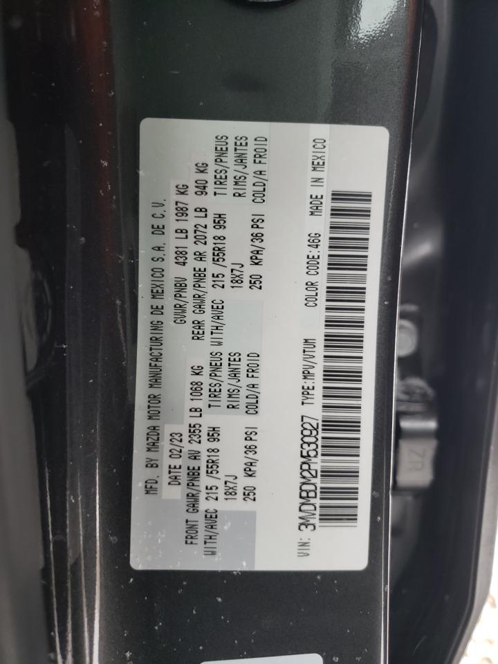 2023 MAZDA CX-30 PREMIUM VIN:3MVDMBDM2PM530927
