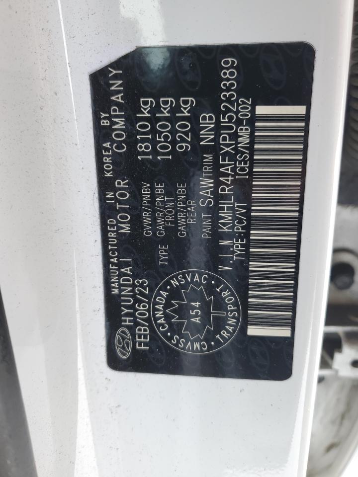 2023 HYUNDAI ELANTRA N LINE VIN:KMHLR4AFXPU523389