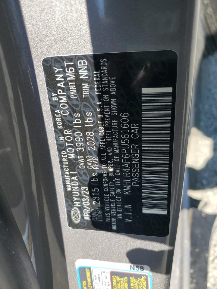 2023 HYUNDAI ELANTRA N LINE VIN:KMHLR4AF6PU561606