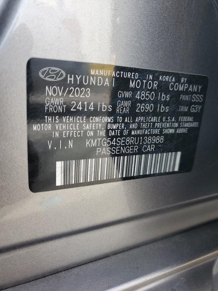 2024 GENESIS G70 SPORT ADVANCED VIN:KMTG54SE8RU138988