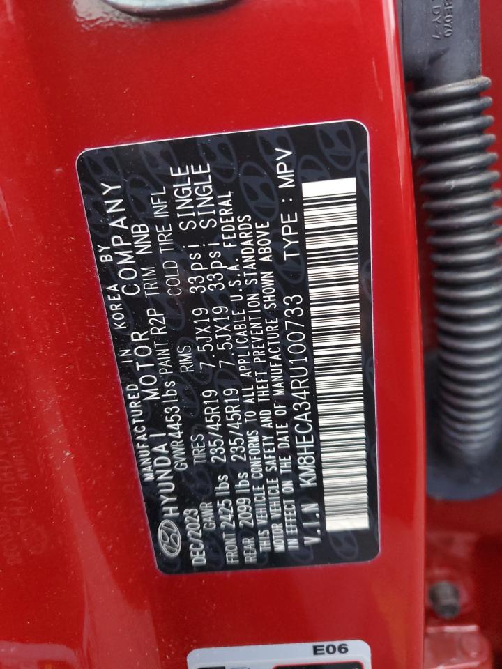 2024 HYUNDAI KONA LIMITED VIN:KM8HECA34RU100733