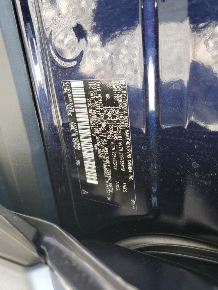 2024 TOYOTA RAV4 XLE PREMIUM VIN:2T3C1RFV3RW343119