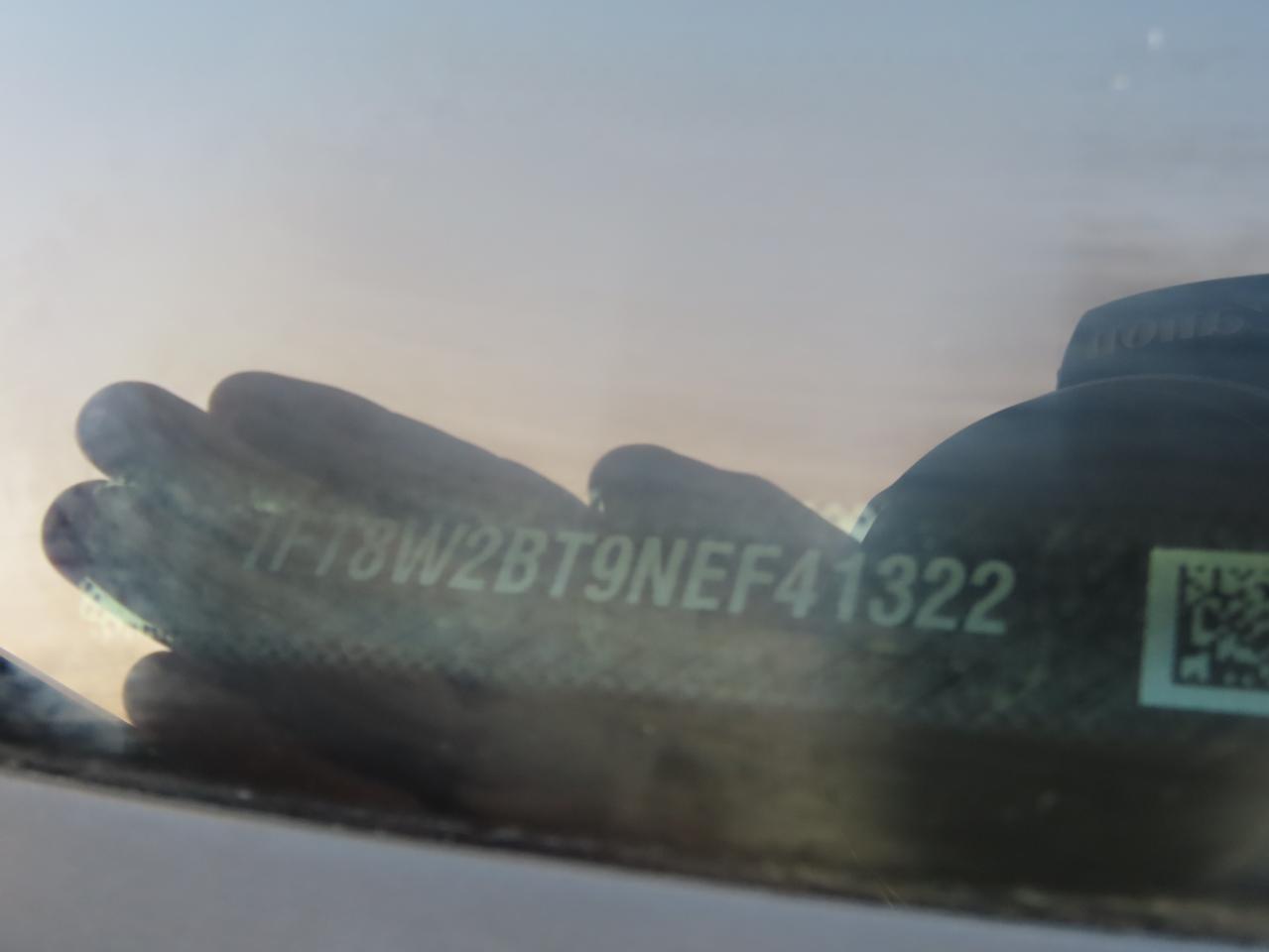 2022 FORD F250 SUPER DUTY VIN:1FT8W2BT9NEF41322
