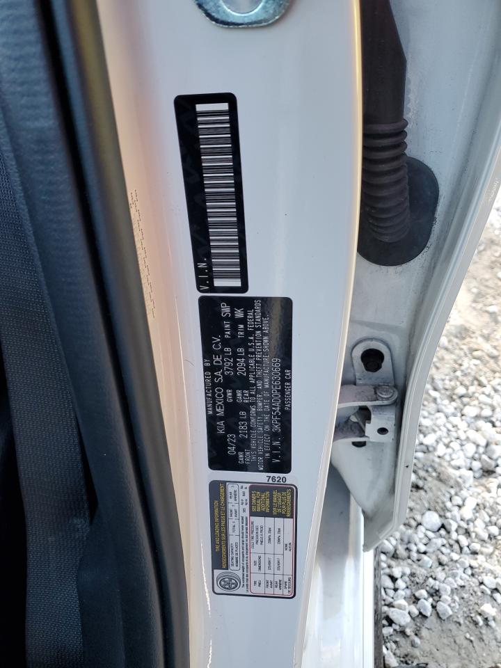 2023 KIA FORTE GT LINE VIN:3KPF54AD0PE630669