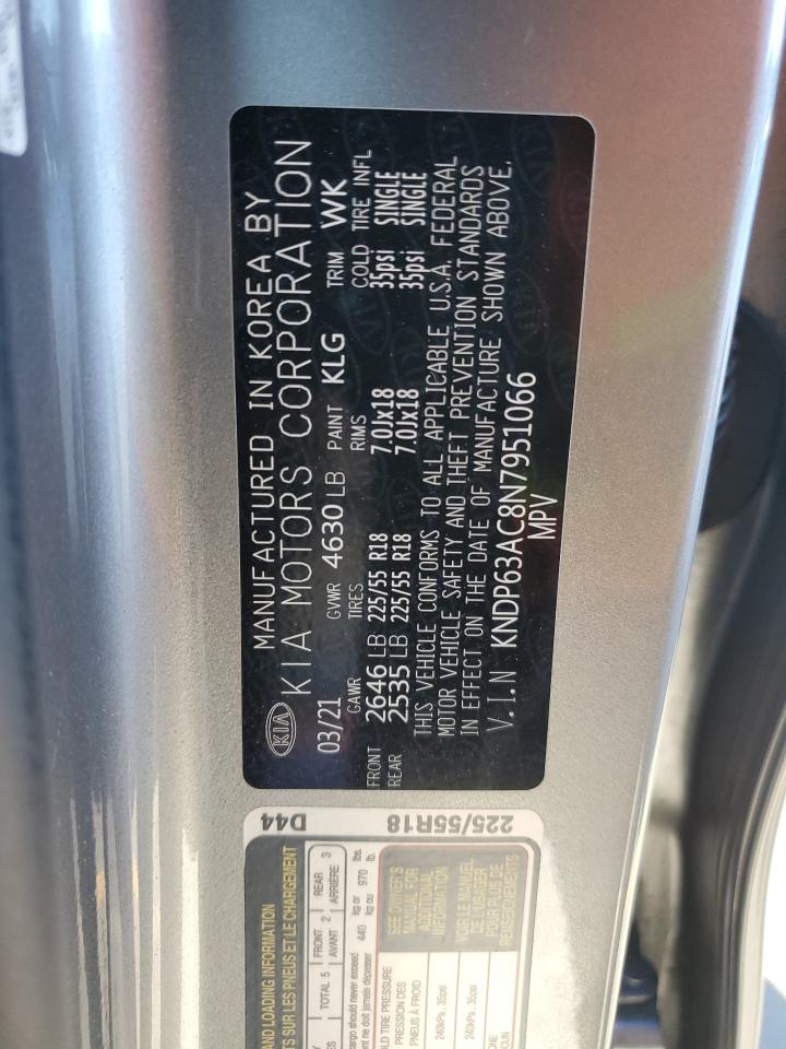 2022 KIA SPORTAGE S VIN:KNDP63AC8N7951066
