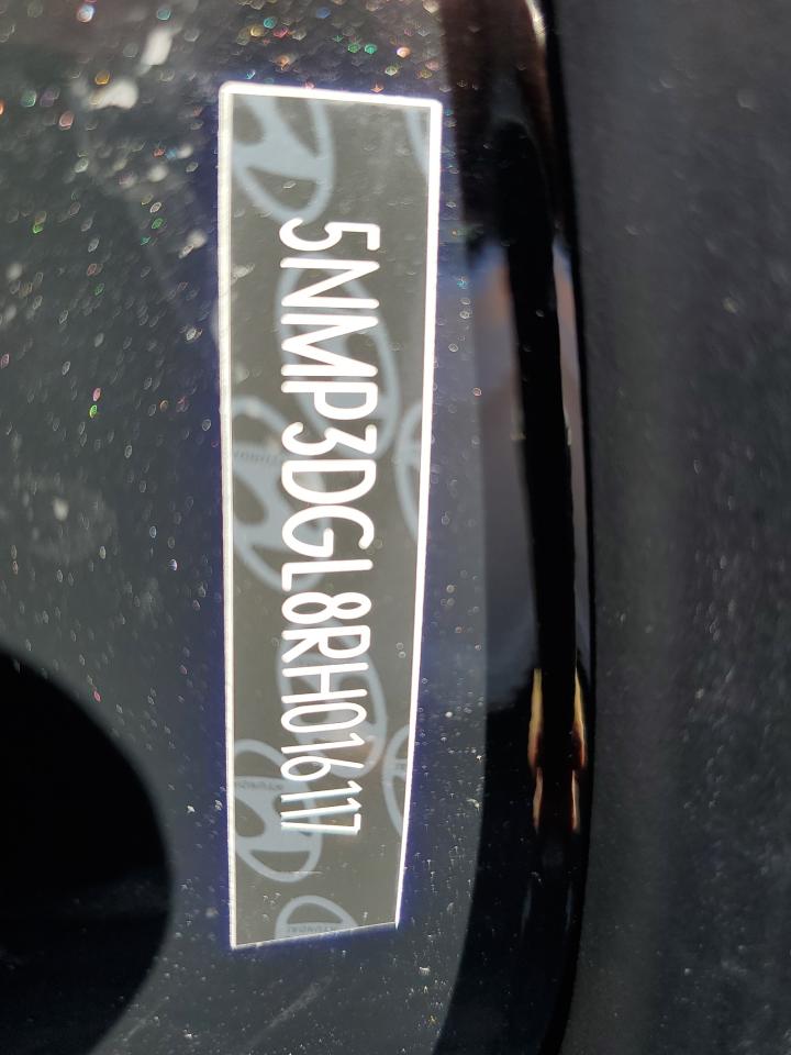 2024 HYUNDAI SANTA FE XRT VIN:5NMP3DGL8RH016117