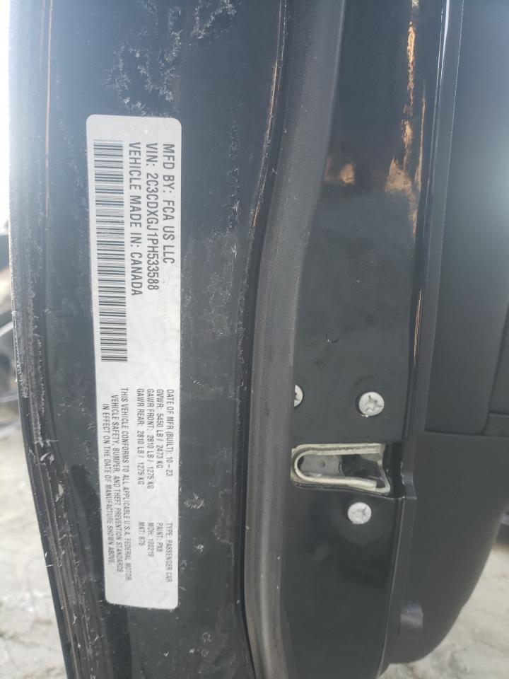 2023 DODGE CHARGER SCAT PACK VIN:WDCGG5GB3CF849081