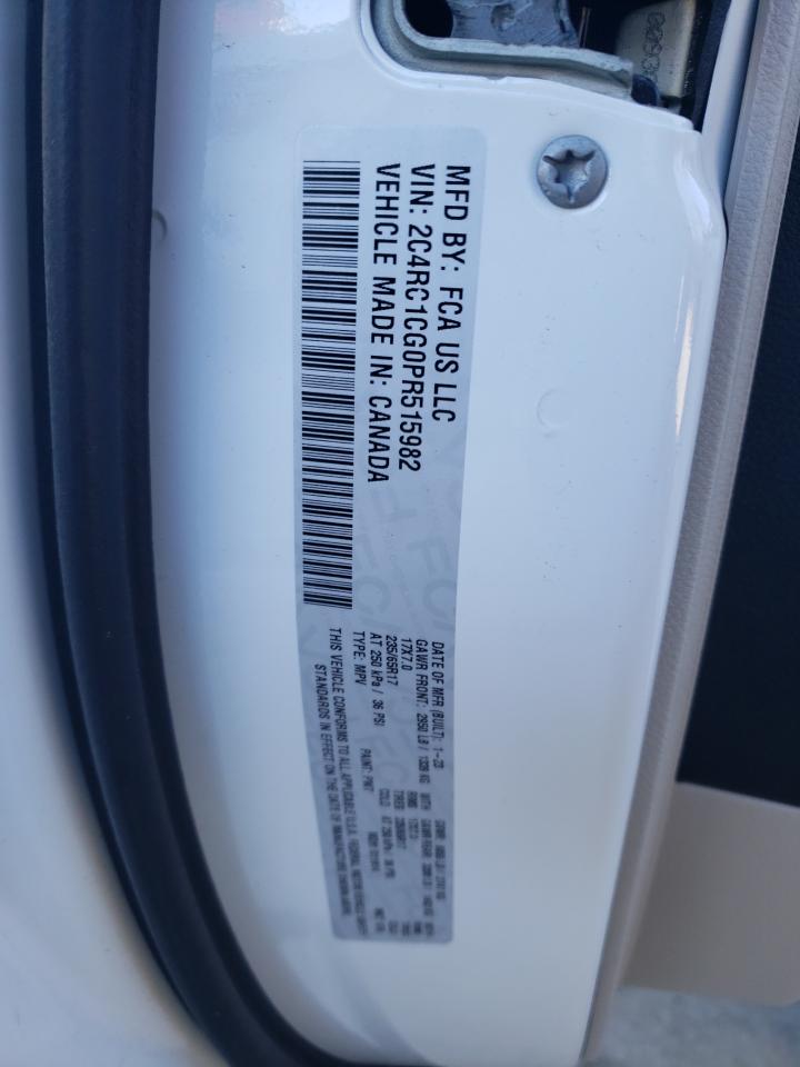 2023 CHRYSLER VOYAGER LX VIN:2C4RC1CG0PR515982