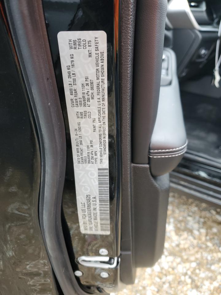 2024 JEEP GRAND CHEROKEE L LAREDO VIN:1C4RJKAGXR8624625