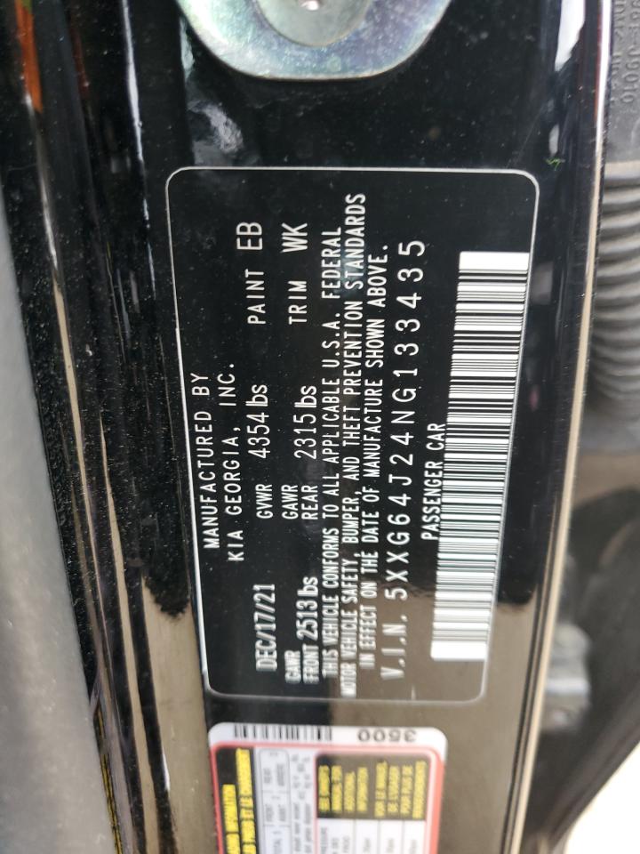 2022 KIA K5 GT LINE VIN:5XXG64J24NG133435