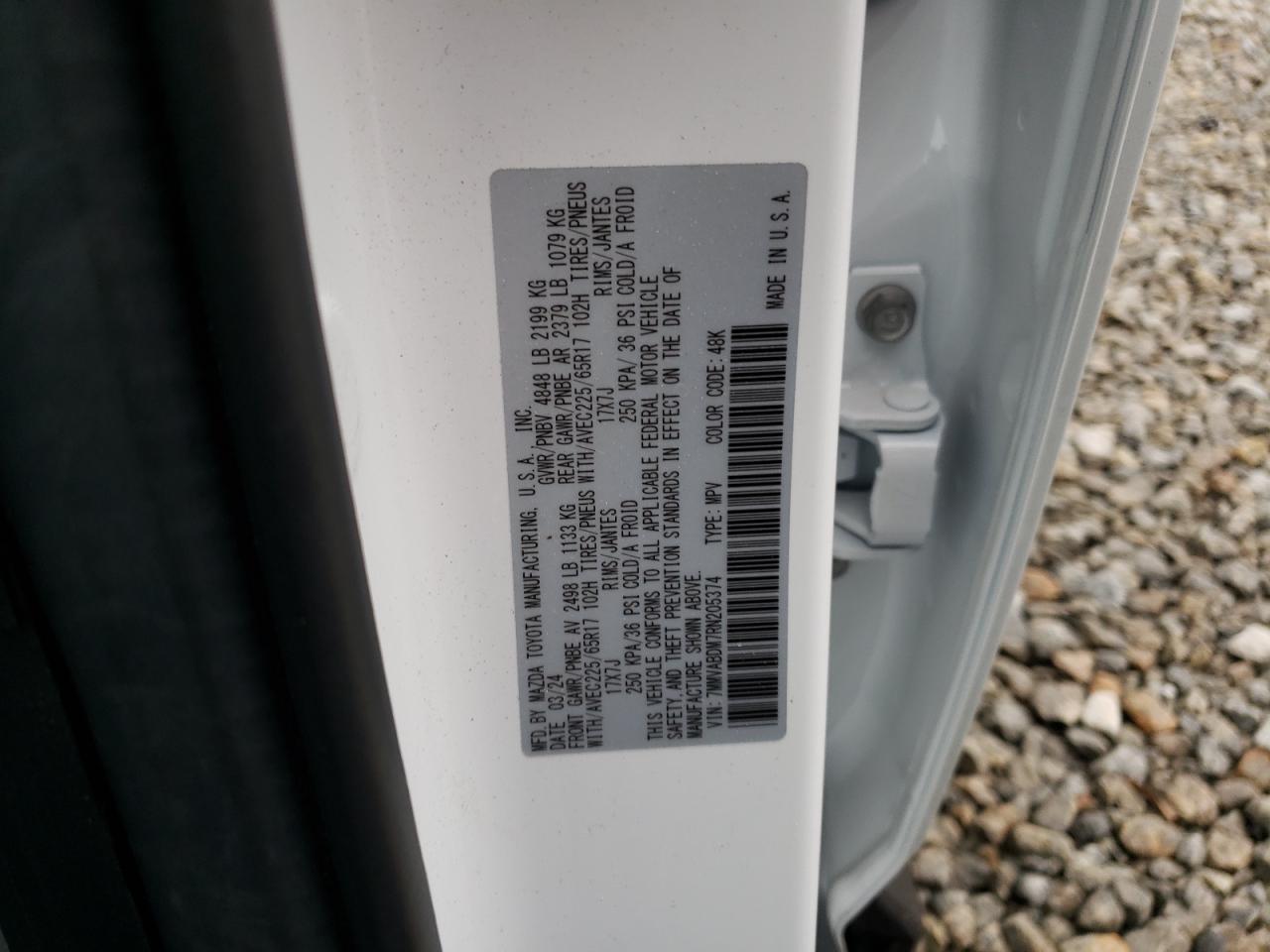 2024 MAZDA CX-50 PREMIUM VIN:7MMVABDM7RN205374