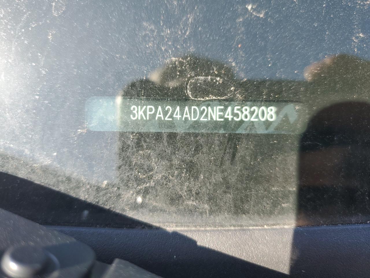 2022 KIA RIO LX VIN:3KPA24AD2NE458208