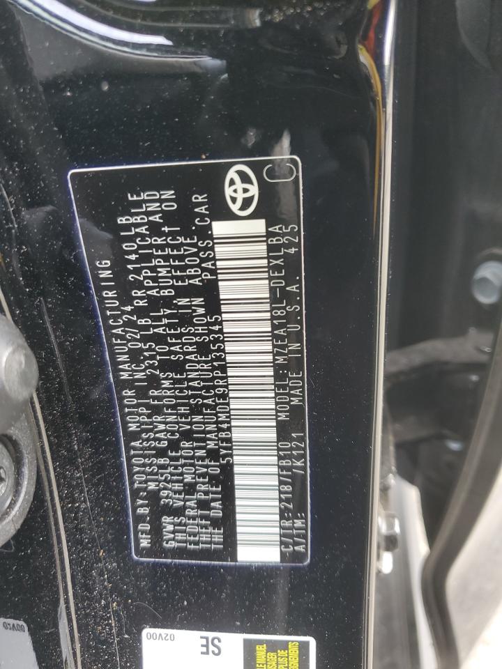 2024 TOYOTA COROLLA LE VIN:5YFB4MDE9RP135345