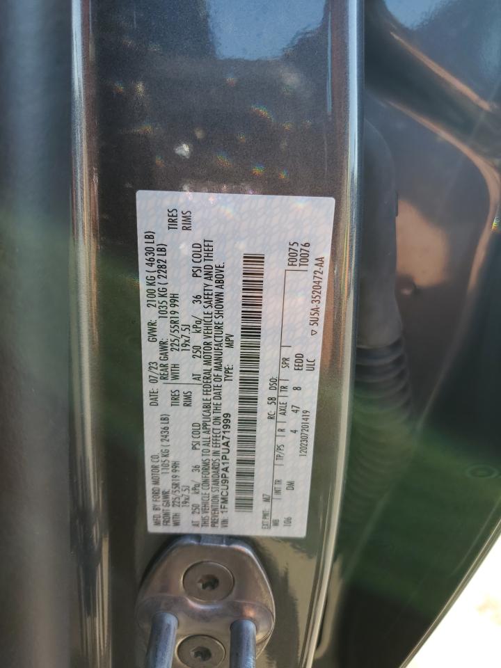 2023 FORD ESCAPE ST LINE ELITE VIN:1FMCU9PA1PUA71999