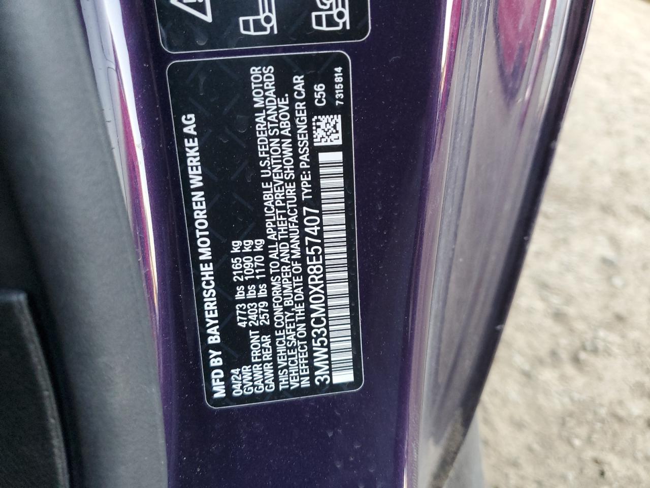 2024 BMW M240XI VIN:3MW53CM0XR8E57407