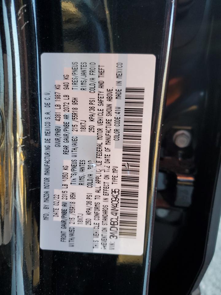 2022 MAZDA CX-30 PREFERRED VIN:3MVDMBCL4NM409435