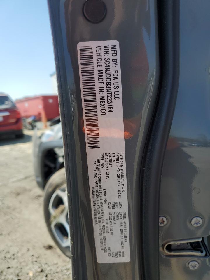 2022 JEEP COMPASS TRAILHAWK VIN:3C4NJDDB3NT223164