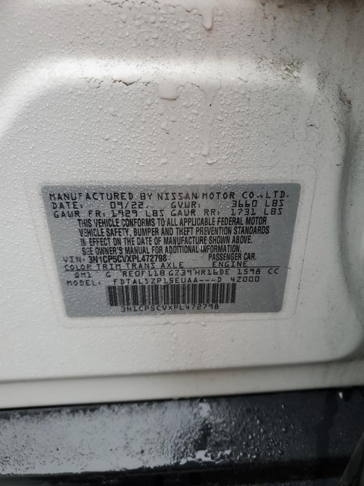 2023 NISSAN KICKS SV VIN:3N1CP5CVXPL472798