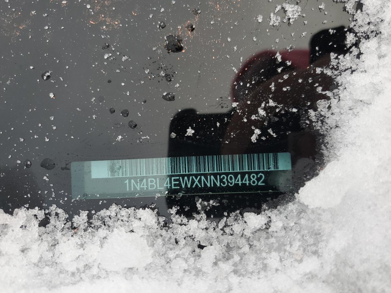 2022 NISSAN ALTIMA SL VIN:1N4BL4EWXNN394482