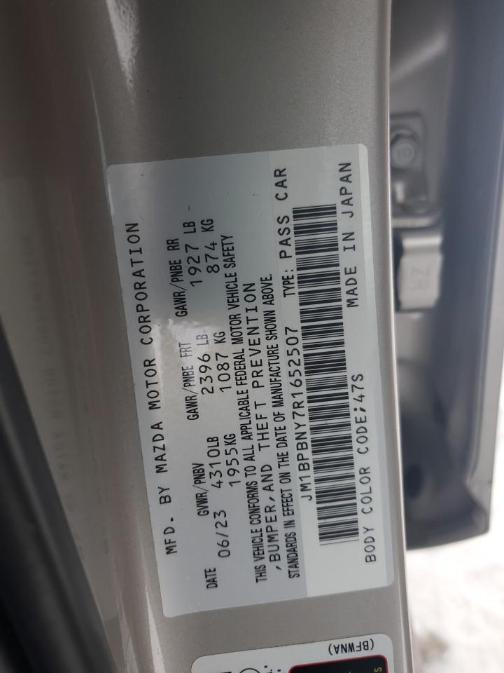 2024 MAZDA 3 PREMIUM PLUS VIN:JM1BPBNY7R1652507
